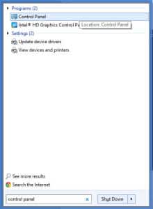 Language in Windows 7 and 8.1.