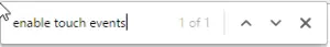 FIX: Chrome touch screen not working.