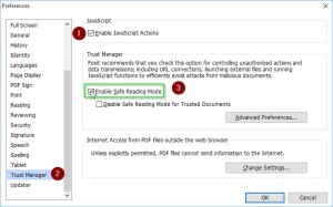 Foxit Reader does not allow connection to