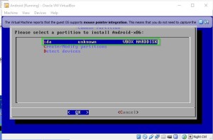 How to install Android in VB.