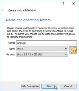 How to install Android in VirtualBox.