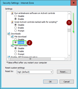 Your current security settings do not allow this file to be downloaded