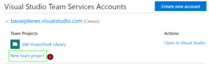 Change control Visual Studio Online