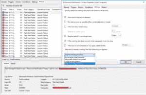 Task start failed launch Failure error 2147943726