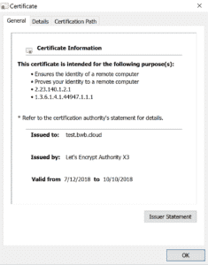 Let's encrypt for ADFS and WAP