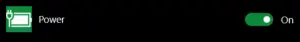 Battery icon missing in Windows 10.