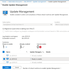 The solution cannot be enabled on this VM because the VM already has the management agent but the workspace associated with the agent cannot be found within the subscription.