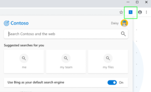 Disable Microsoft Search as default browser.