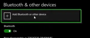 Add your Beats by Dre bluetooth device.