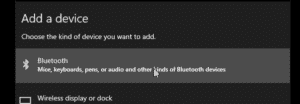 Add your Beats by Dre bluetooth device.