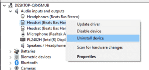 Beats by Dre drivers.