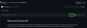 Conversion of Markdown to HTML failed with 'The Documentation URL must be a raw Markdown file hosted on GitHub. Parameter name: readMeMdUrl'.