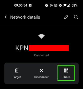 How to find the connected Wi-Fi password on Android