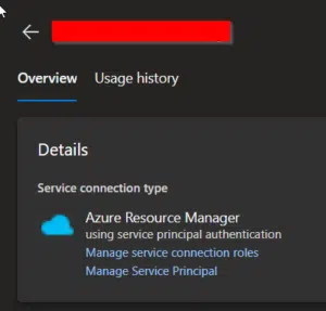 There was an error with the service principal used for the deployment