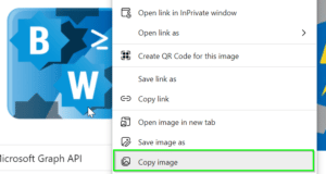 How to take an image from a website when right click is unavailable